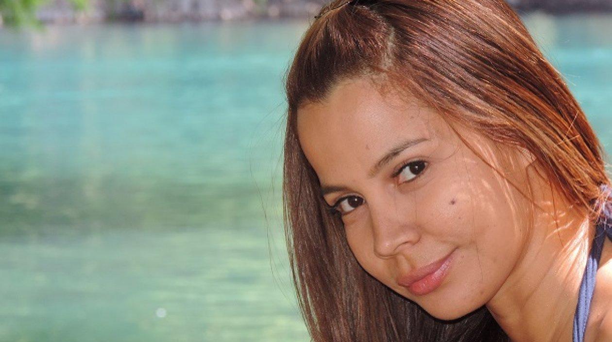 La poeta barranquillera Fadir Delgado.