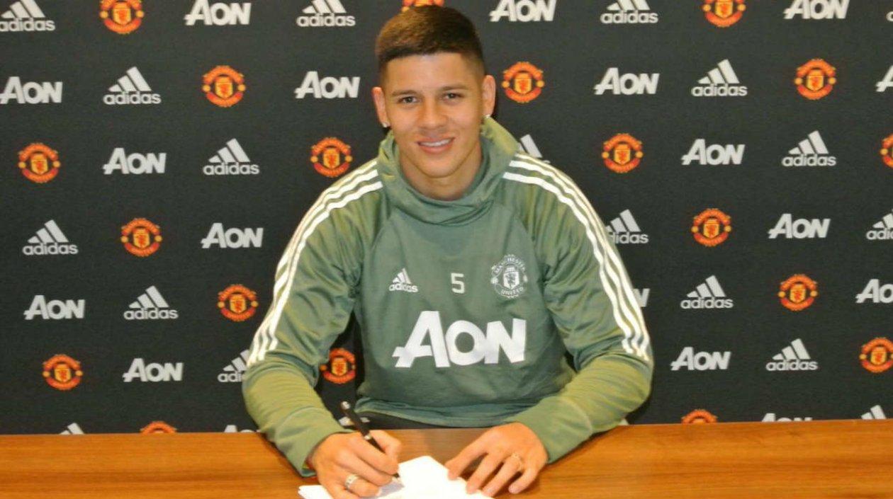 Marcos Rojos, jugador argentino. 