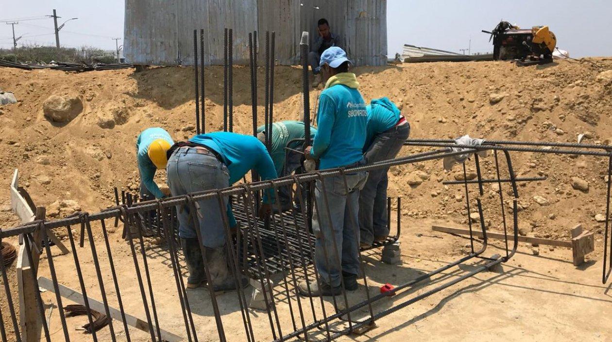 Comienzo de las obra 'Ventana al mundo'.