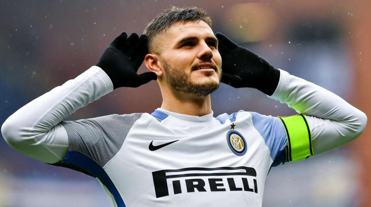 Mauro Icardi, delantero argentino. 