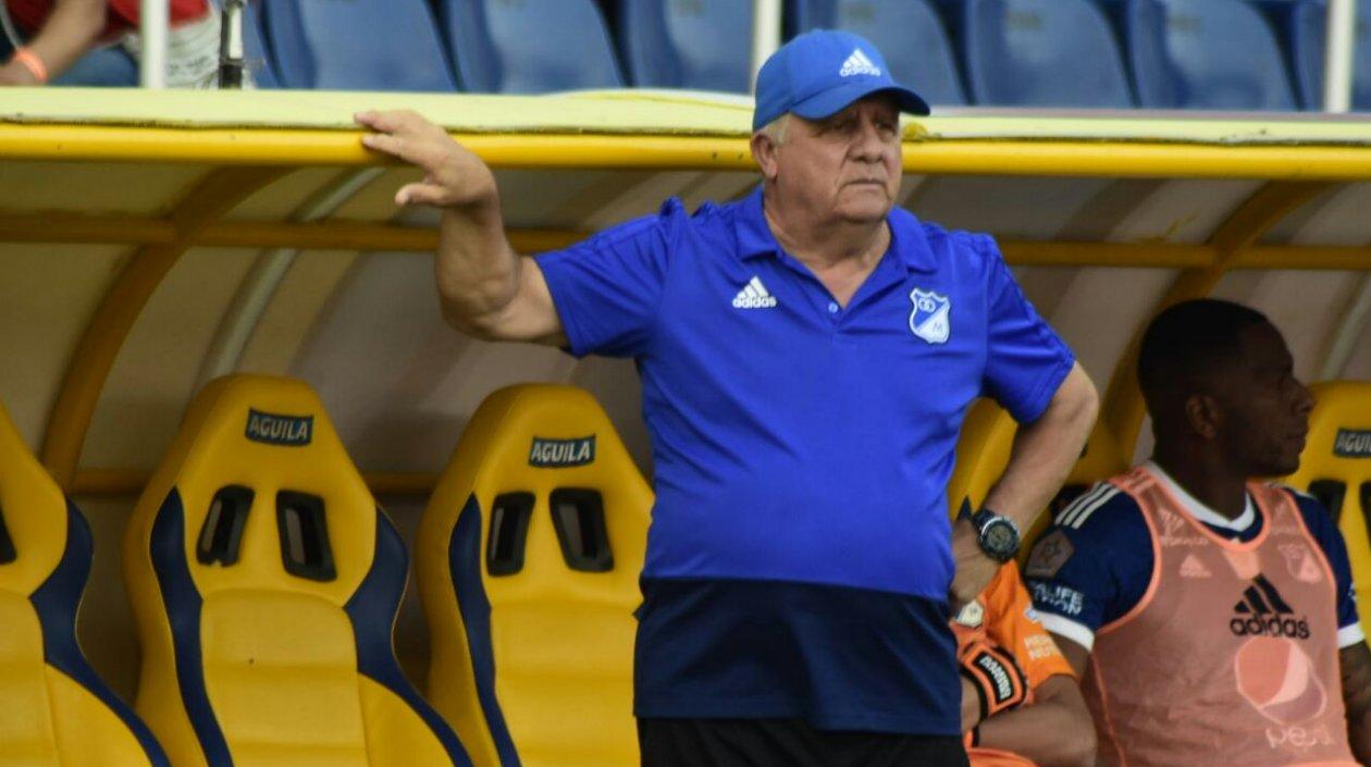 Hugo Gotardi, técnico encargado de Millonarios.