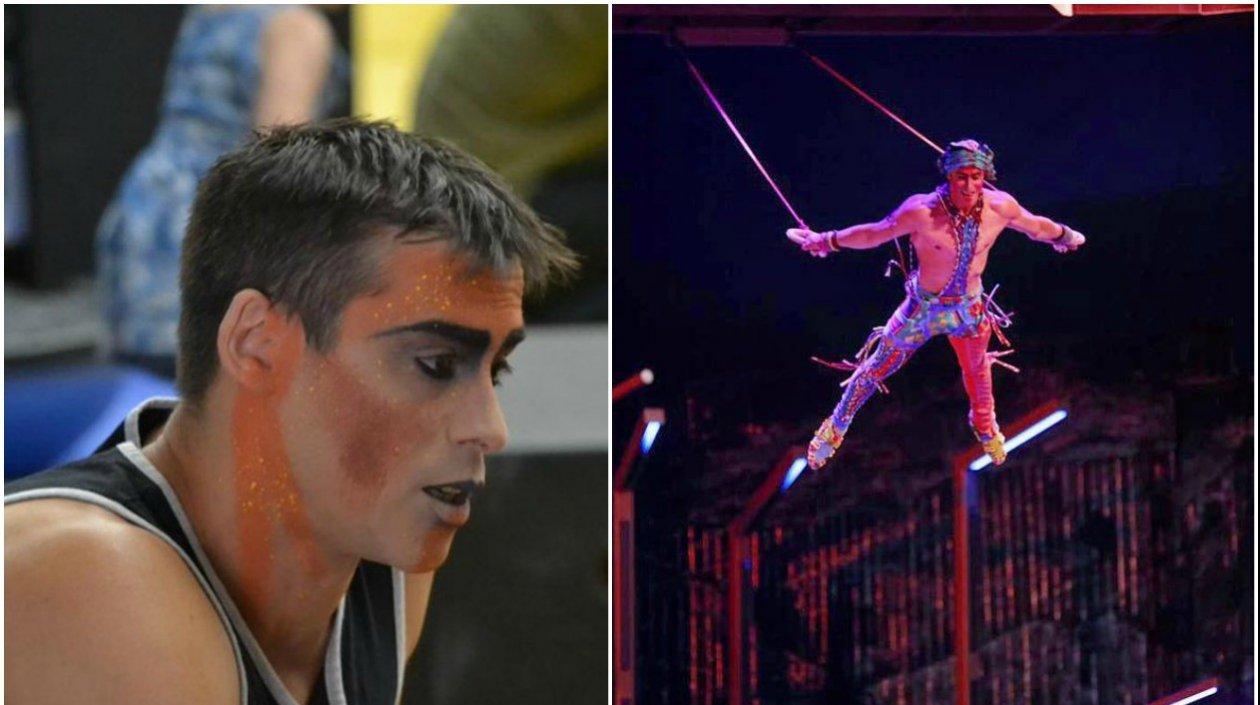 El acróbata Yann Arnaud.