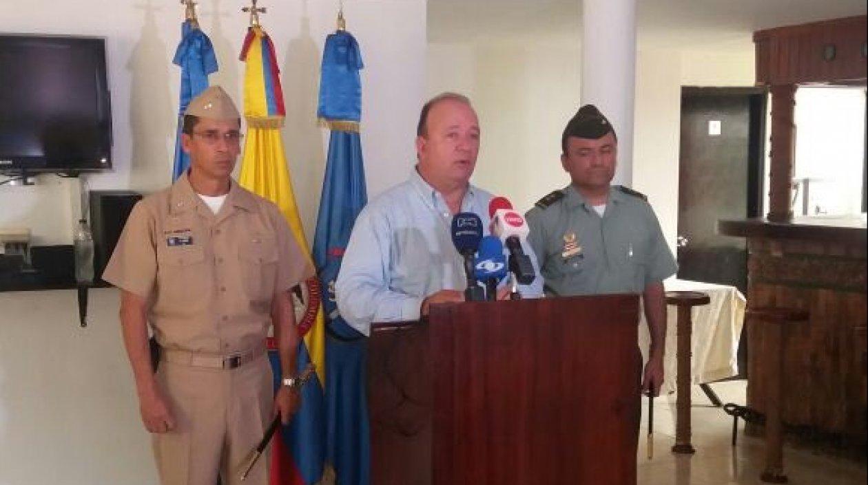 El Ministro de Defensa, Luis Carlos Villegas.