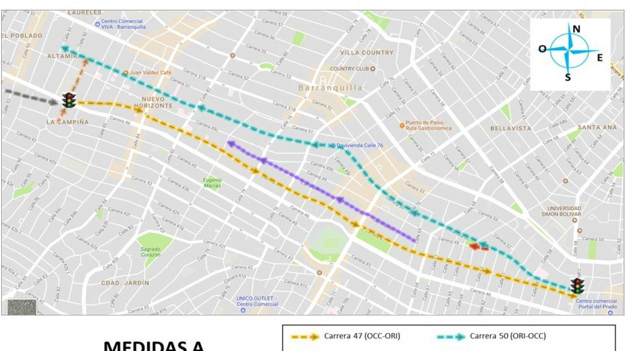 En este mapa se muestran algunos de los cambios.