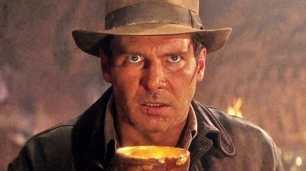 El actor Harrison Ford quien representa al célebre arqueólogo.