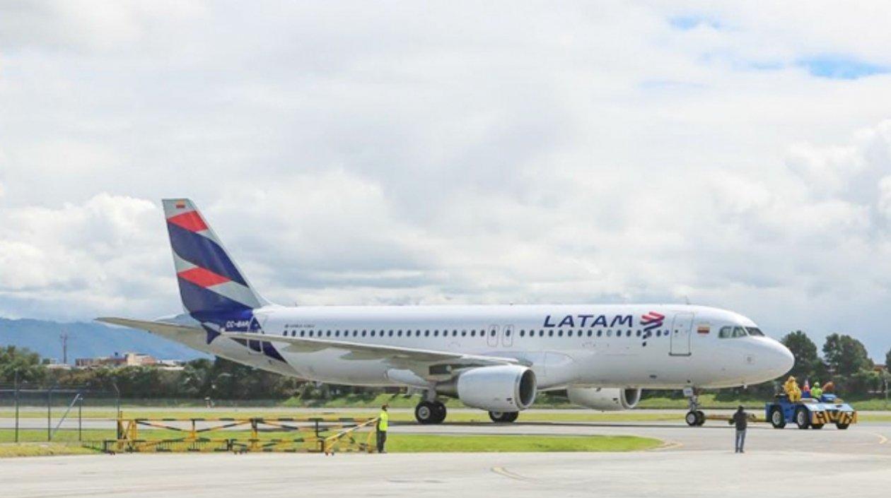 Aerolínea Latam.