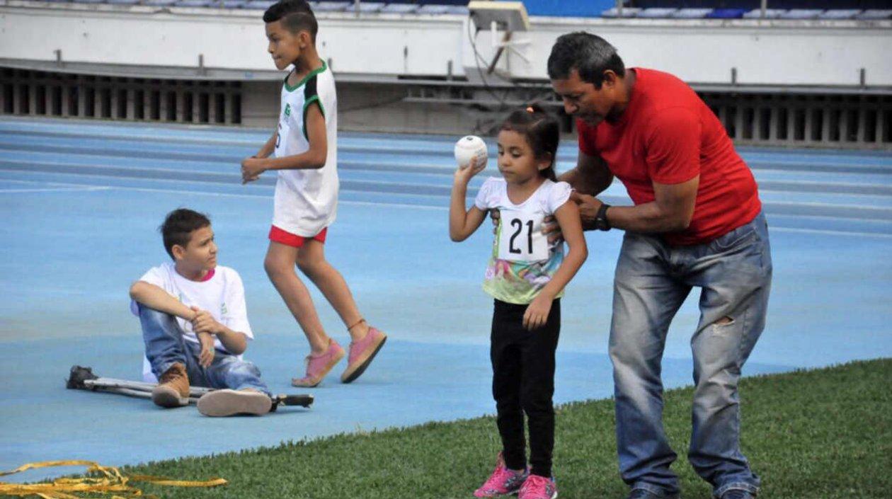Festival de atletismo incluyente. 
