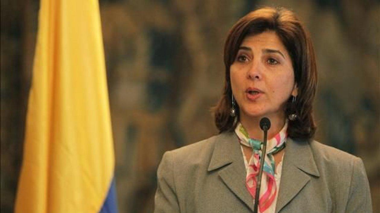 María Ángela Holguín, canciller de Colombia.