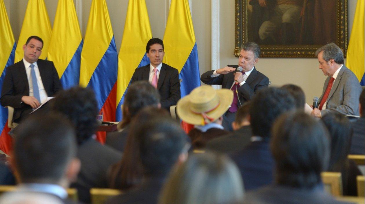 El Presidente Juan Manuel Santos destacó este jueves que en los últimos ocho años 5.4 millones de colombianos salieron de la pobreza multidimensional.