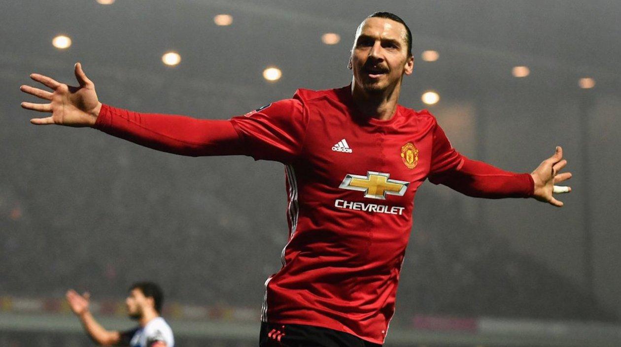 Zlatan Ibrahimovic, delantero sueco. 