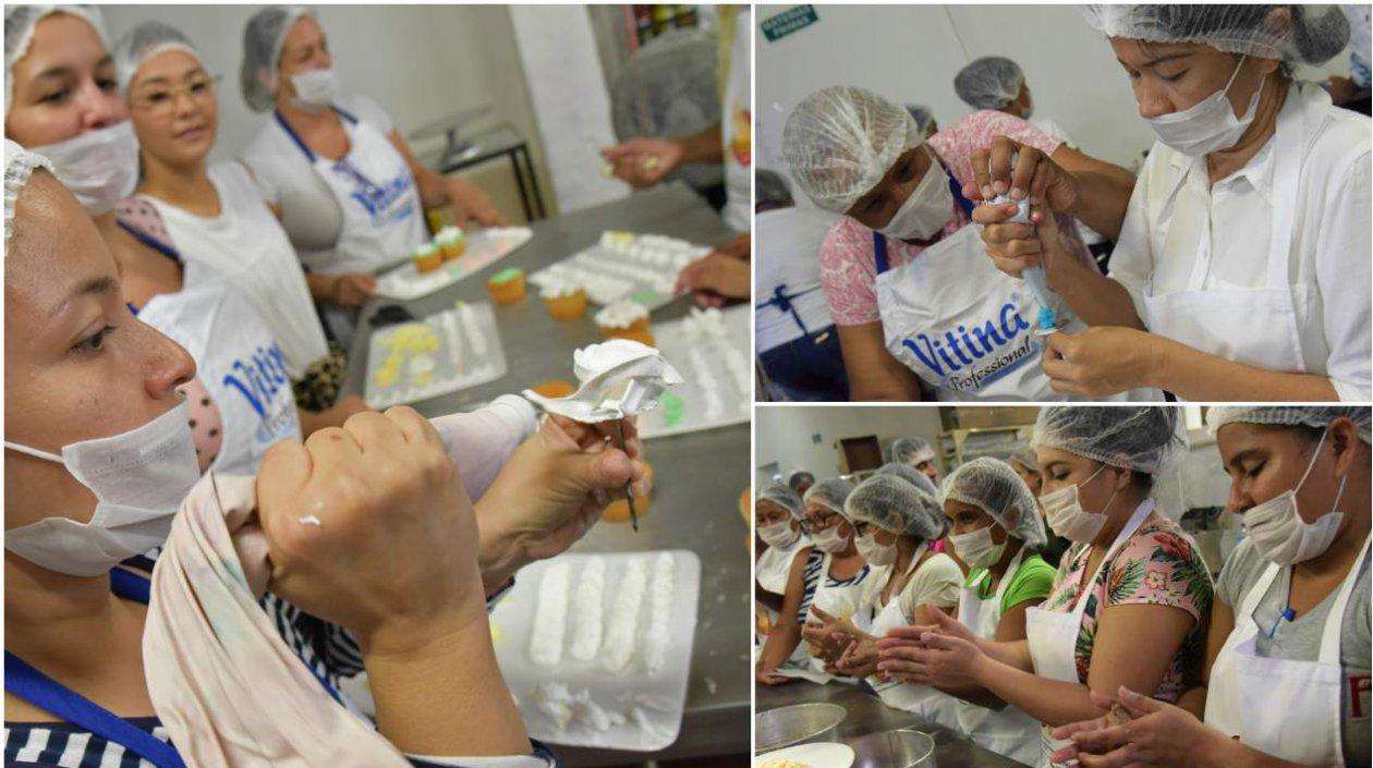 Todas estas delicias estarán preparadas con amor por las manos de mujeres que han sido capacitadas en los cursos de gastronomía.