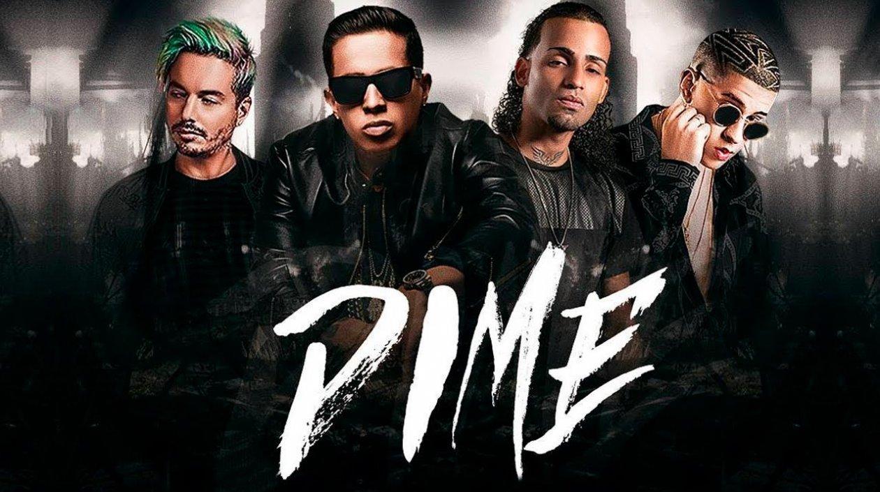 Imagen de la canción 'Dime'.