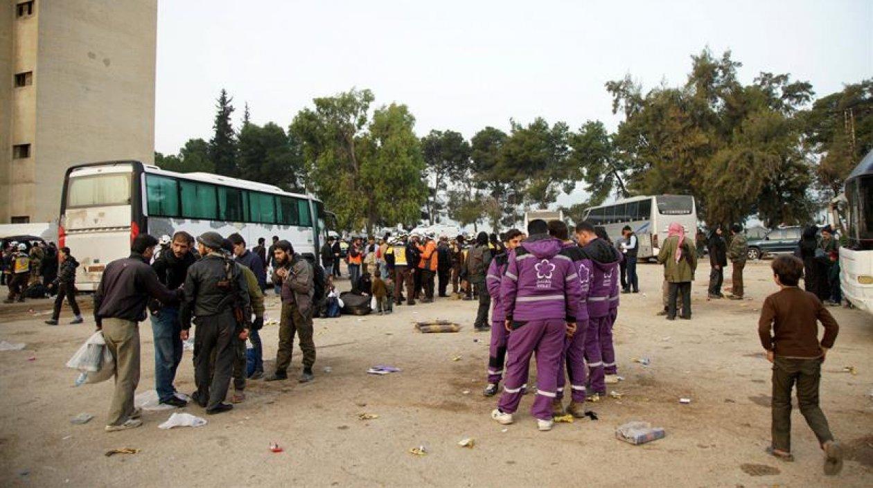 La evacuación continuará este fin de semana. 