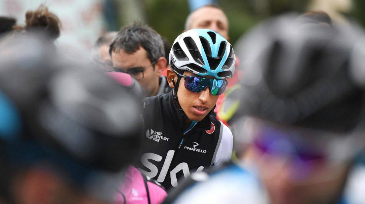 Egan Bernal, ciclista colombiano. 