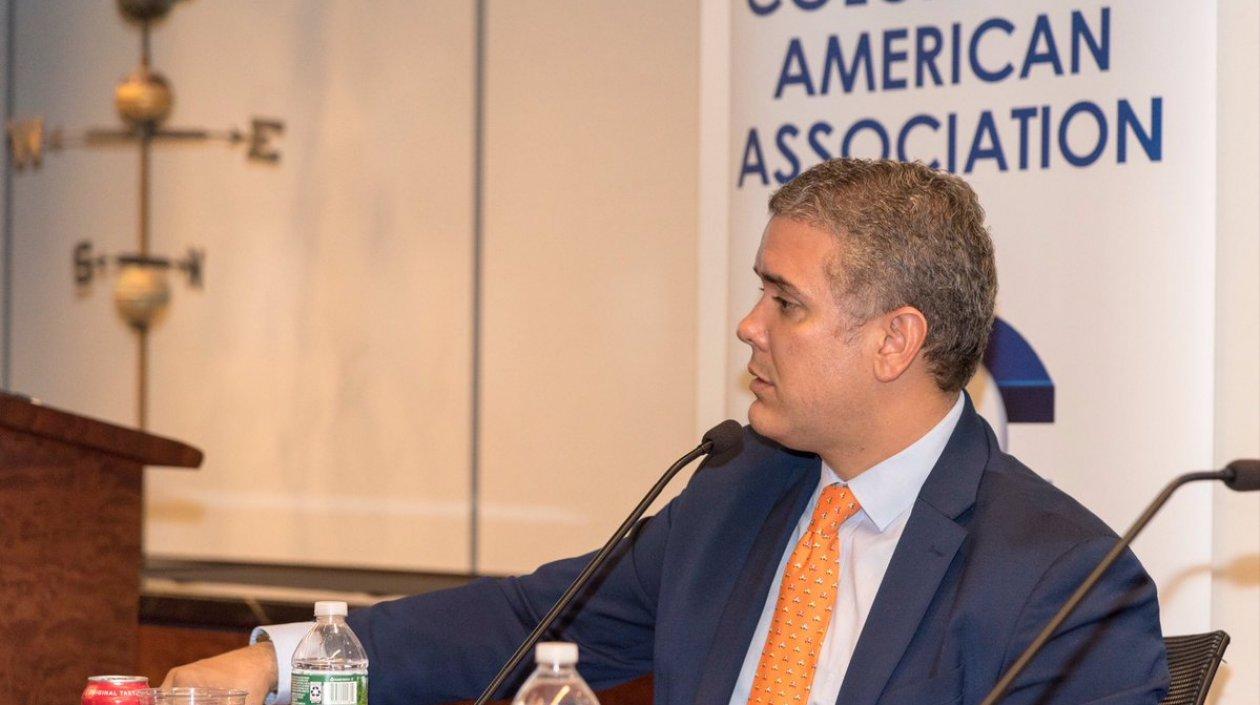 Iván Duque, candidato presidencial.