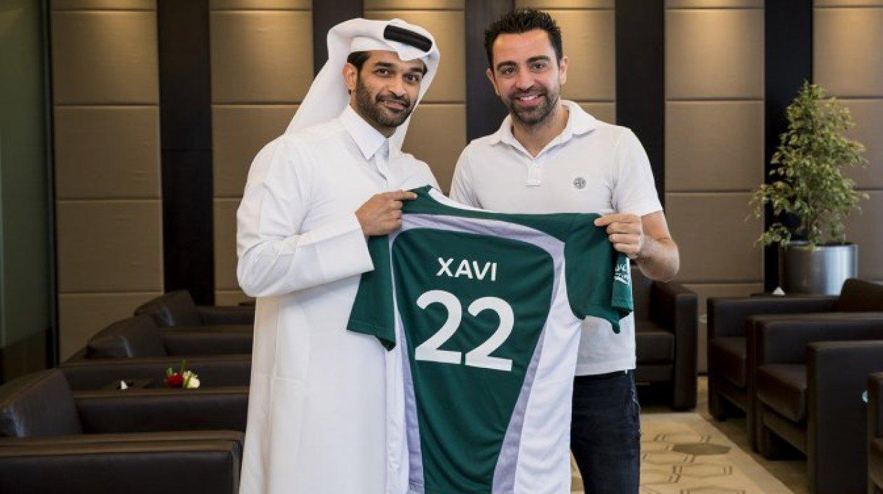 Xavi fue exaltado por Catar. 