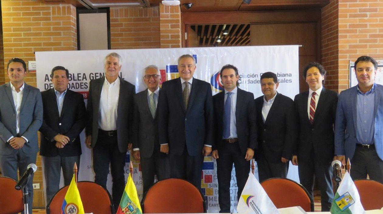 Última cumbre de la Asamblea de Ciudades Capitales, la semana anterior.