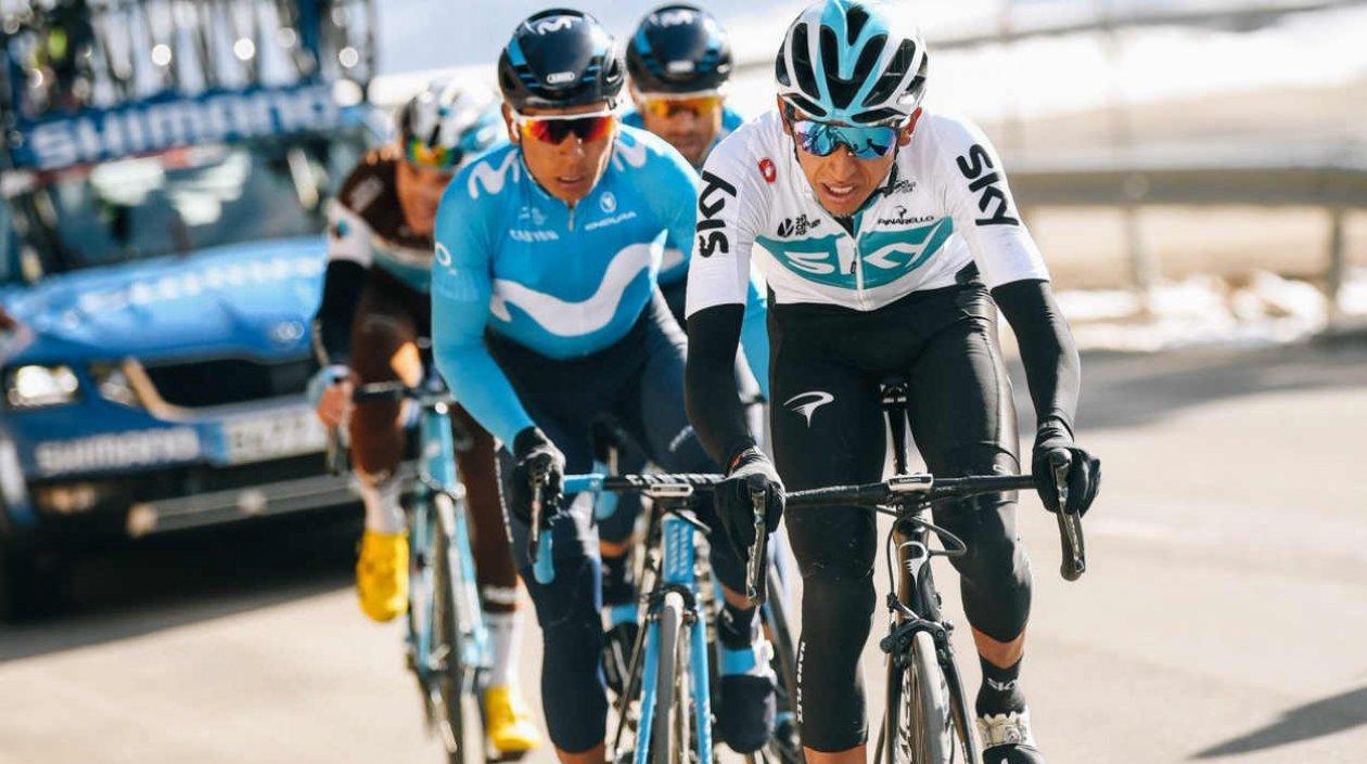 Egan Bernal, ciclista colombiano. 