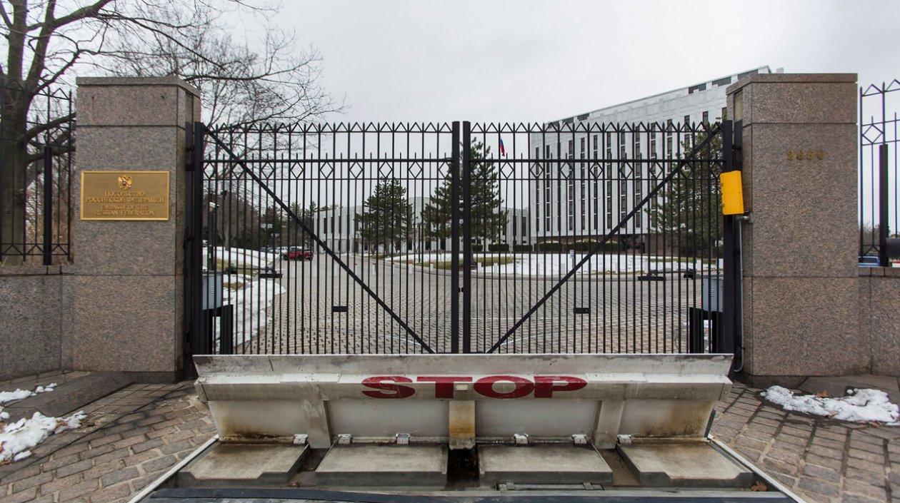 La Embajada rusa en Washington DC, Estados Unidos. Estados