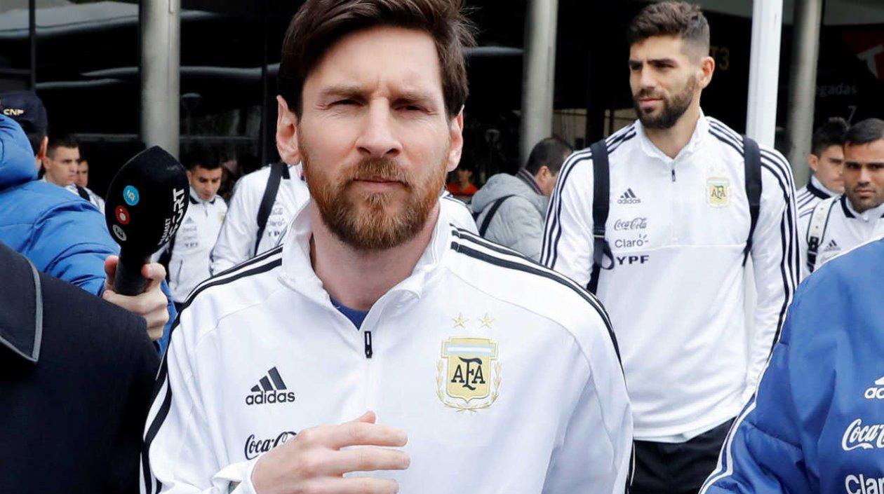 Lionel Messi, capitán de Argentina. 