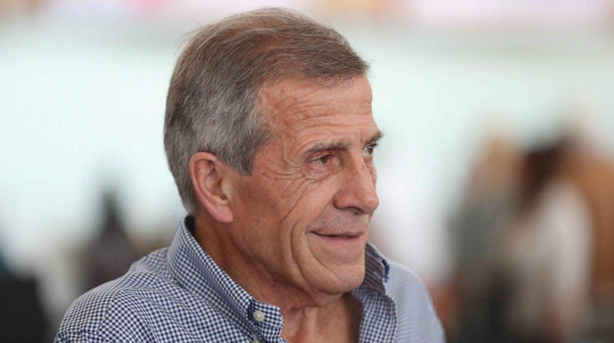 Óscar Washington Tabárez, técnico de la Selección Uruguay. 