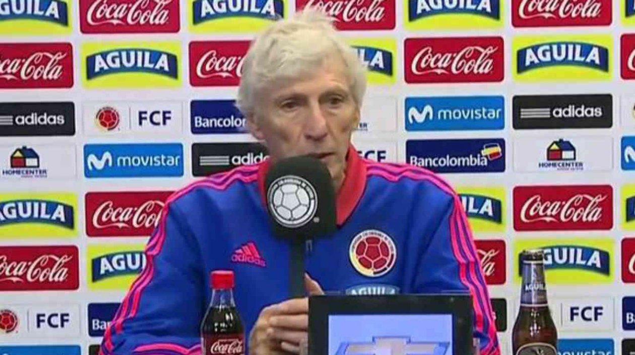 José Pékerman, técnico de la Selección Colombia. 