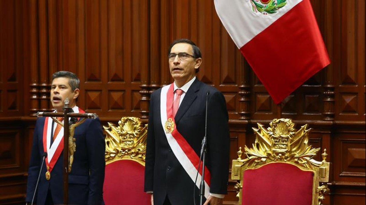 Martín Vizcarra, presidente de Perú.