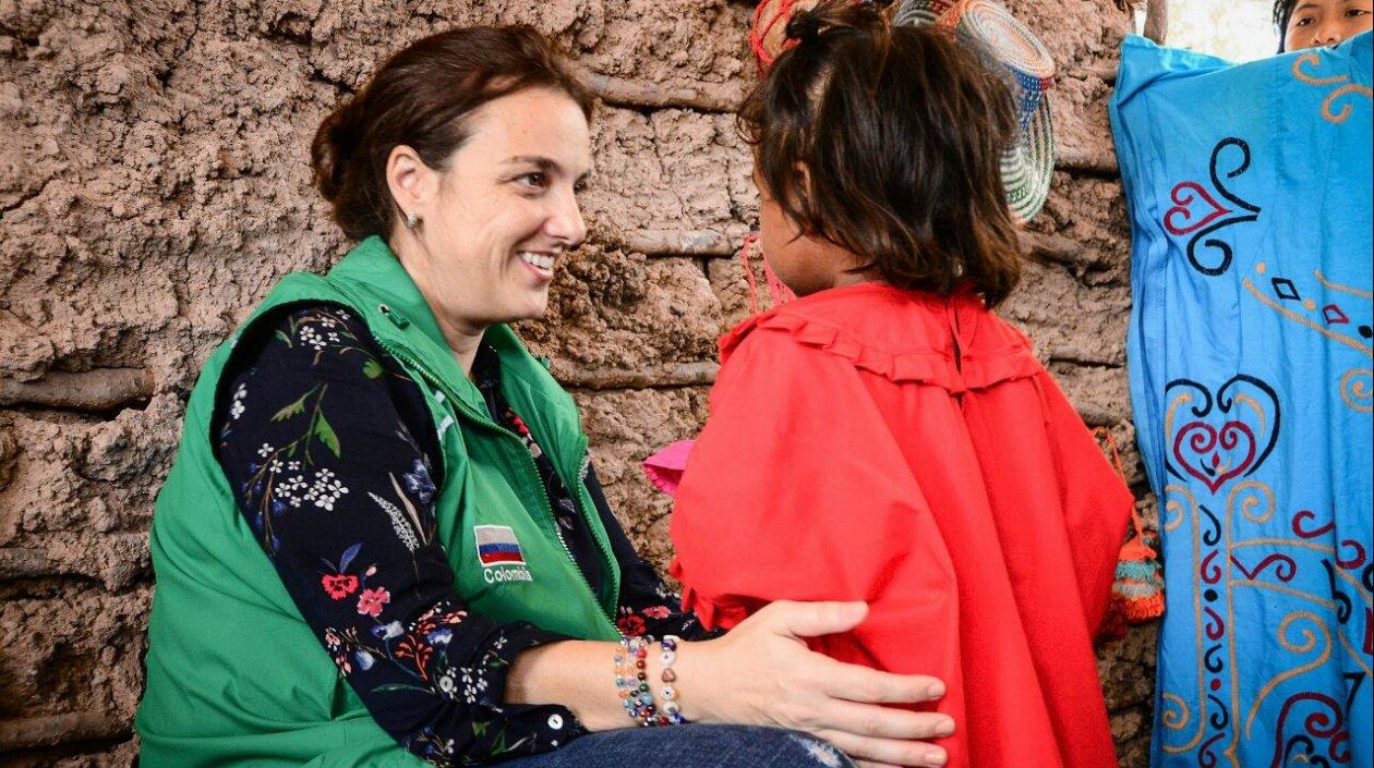 Karen Abudinen Abuchaibe, directora del Instituto Colombiano de Bienestar Familiar (ICBF).