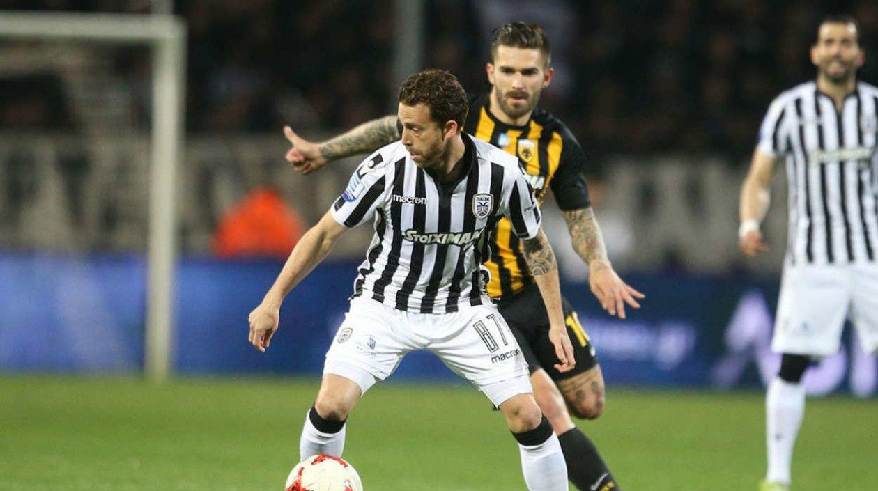 Los incidentes entre el PAOK Salonica y el AEK Atenas condujeron a la suspensión del torneo. 