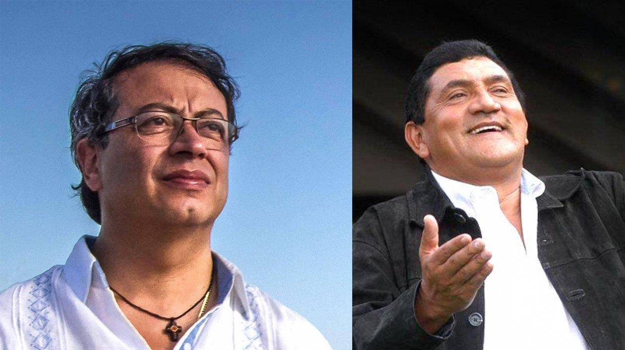 Gustavo Petro y Poncho Zuleta.