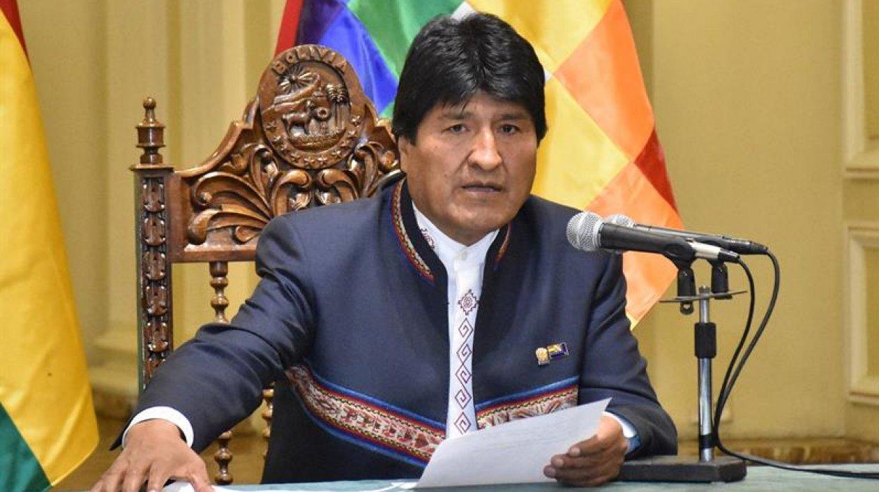 El presidente de Bolivia, Evo Morales.