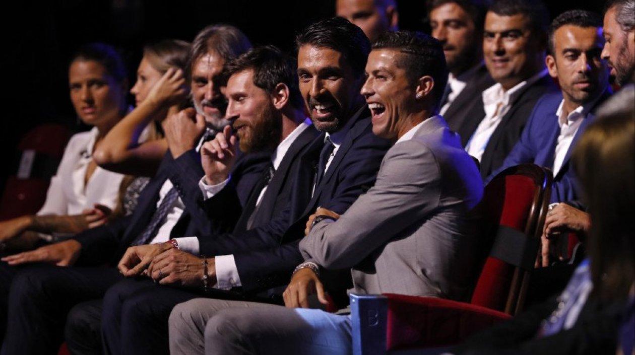 Gianluigi Buffon y Cristiano Ronaldo.