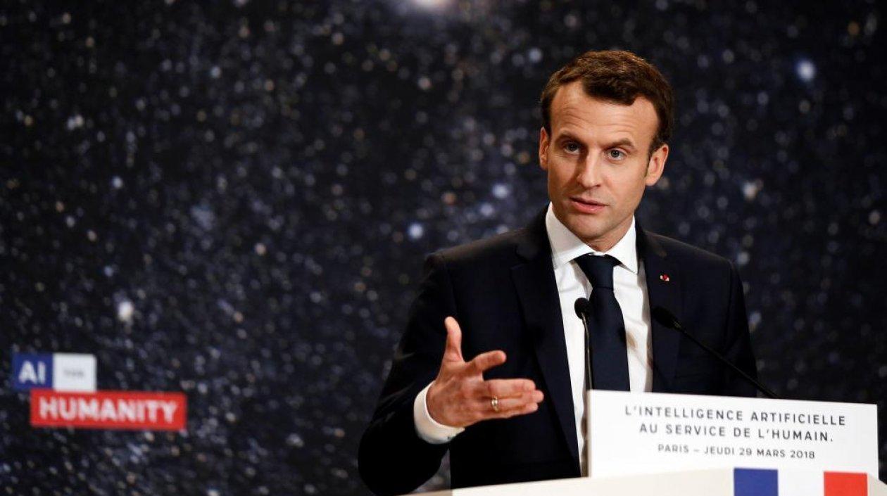 El presidente francés, Emmanuel Macron.