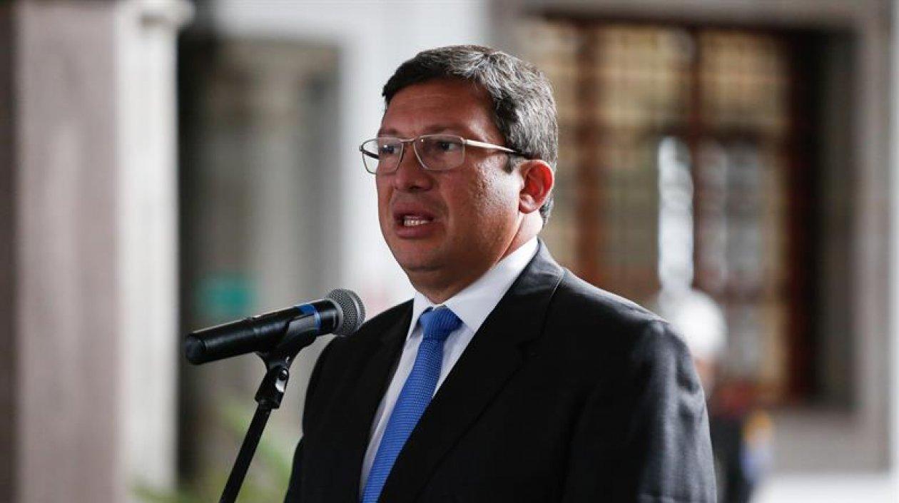 El ministro del Interior de Ecuador, César Navas.