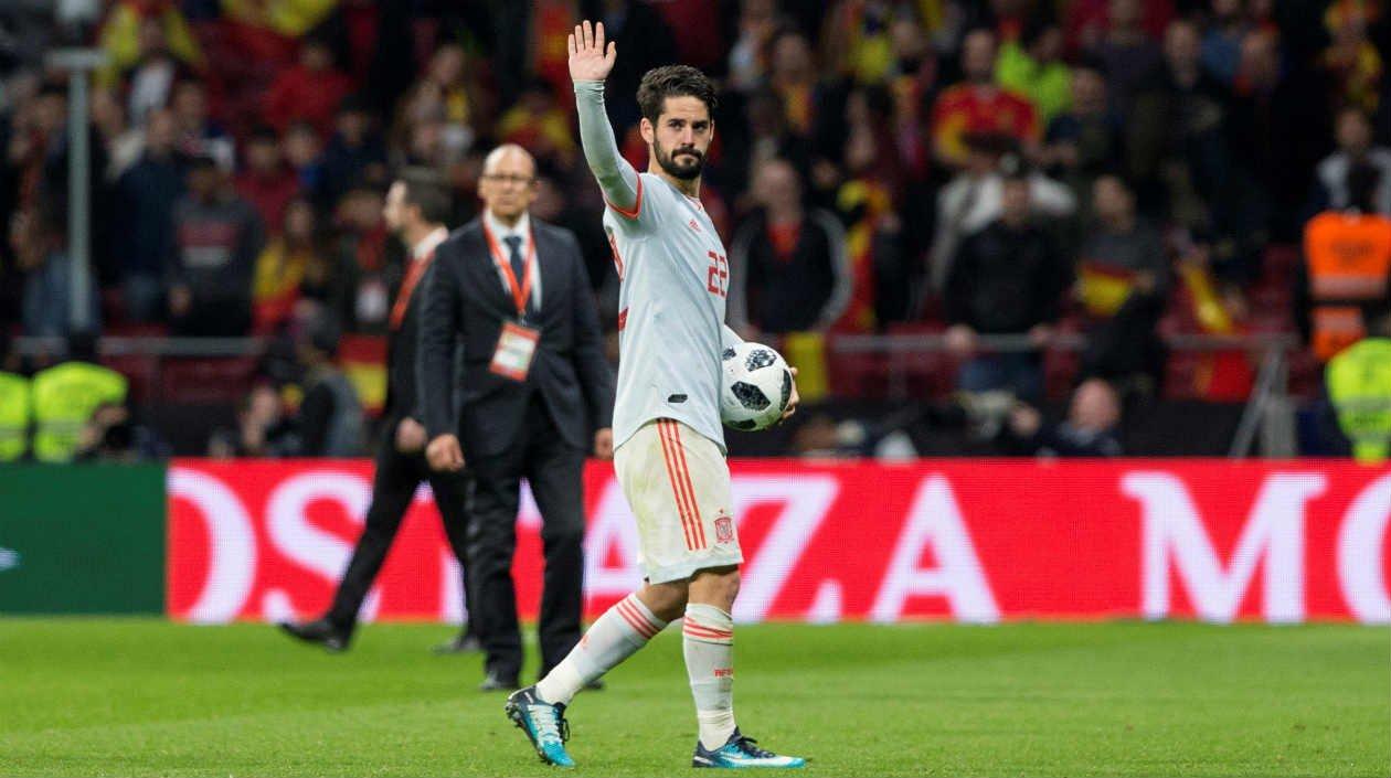 Isco viene de marcar triplete con España a Argentina. 
