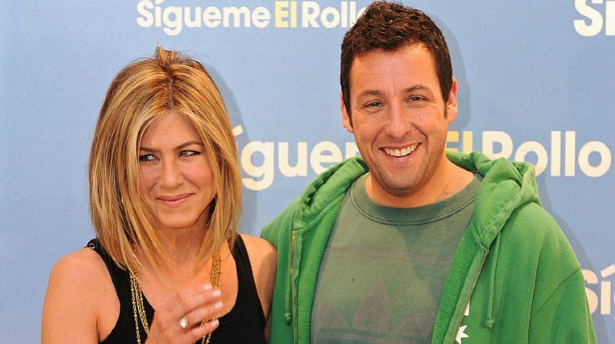 Jennifer Aniston y Adam Sandler, junto en otra producción.