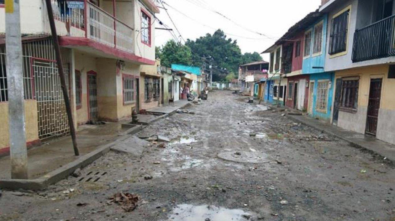 Foto de archivo sobre invierno en Cali el año anterior.