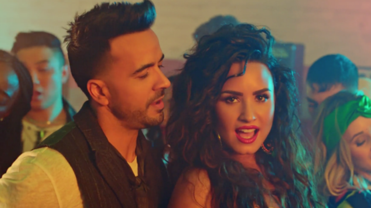 Luis Fonsi y Demi Lovato.