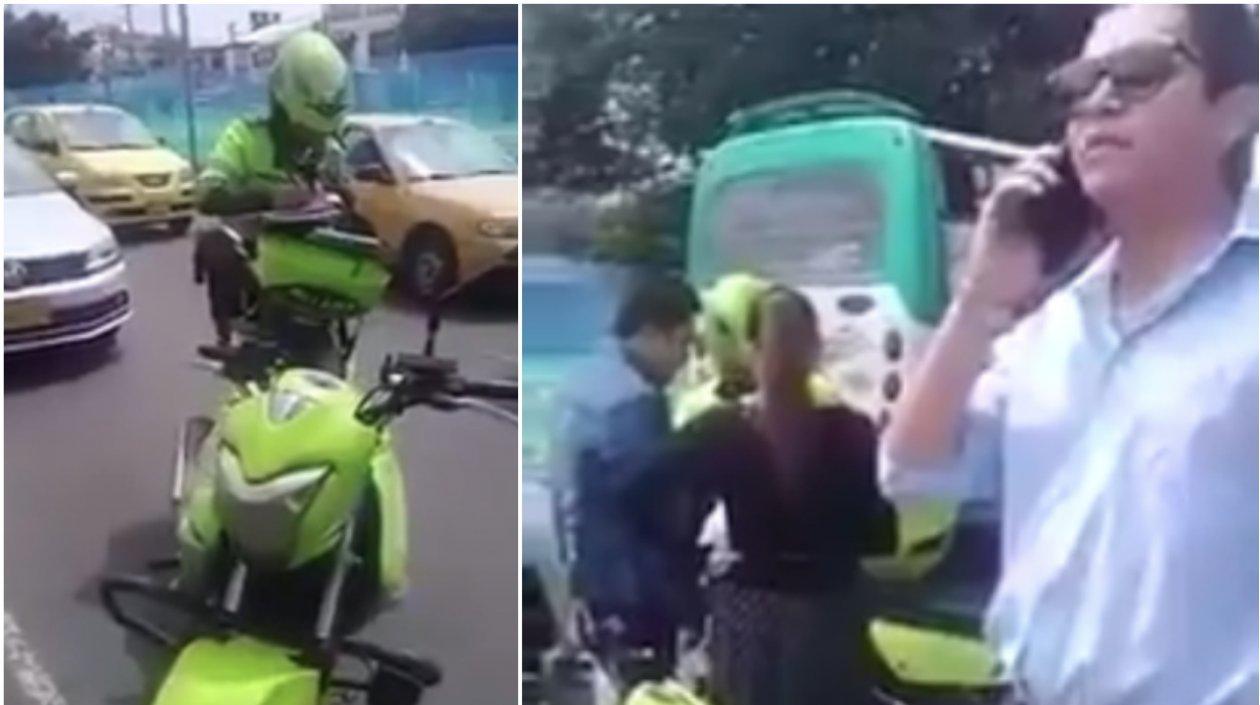 Una patrullera puso un comparendo a un abogado que protagonizó un nuevo caso de "usted no sabe quién soy yo".