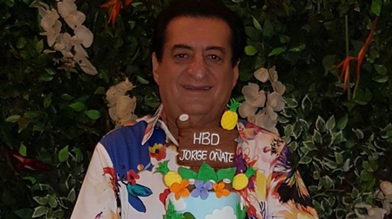 El cantante Jorge Oñate.