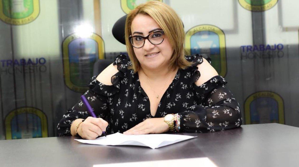 Rosa Madera Sánchez, Secretaria Privada de la Alcaldía de Soledad.