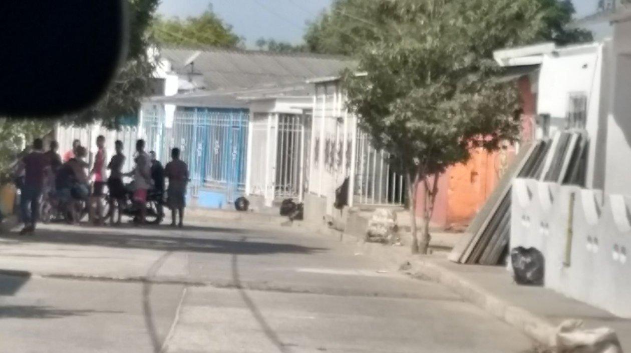 Lugar por donde ocurrieron los hechos.