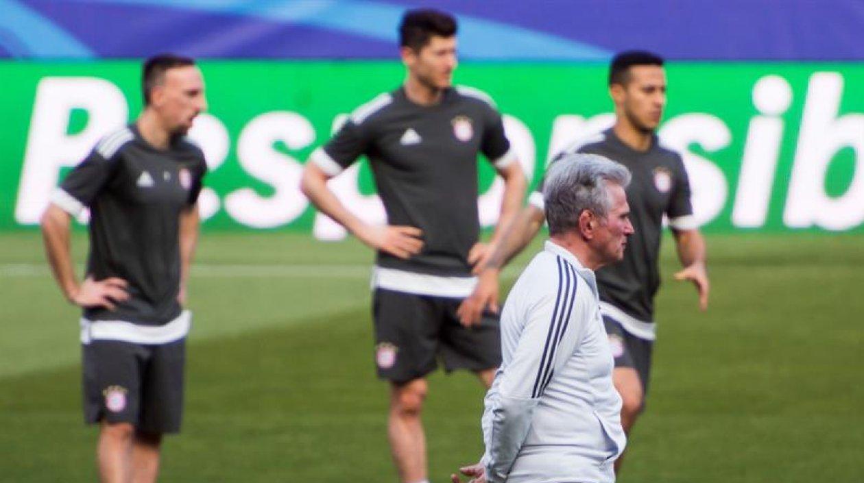 El entrenador del Bayern Múnich, el alemán Jupp Heynckes.