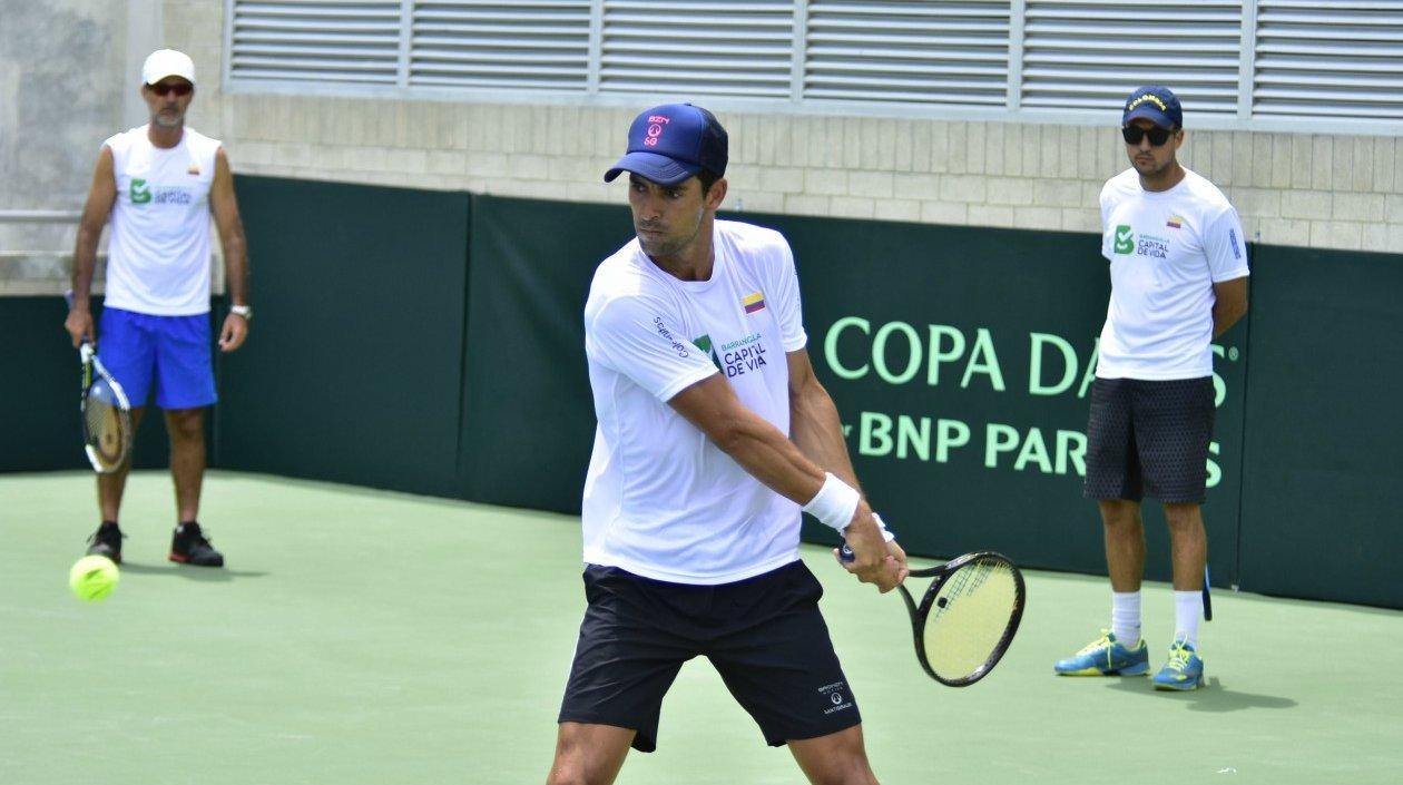 Felipe Berón, Santiago Giraldo y Pablo González.