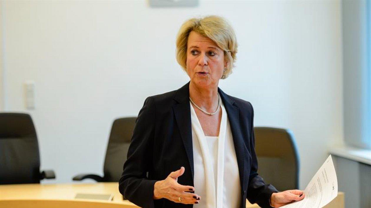 La jueza y portavoz del Tribunal Regional Superior, Frauke Holmer.