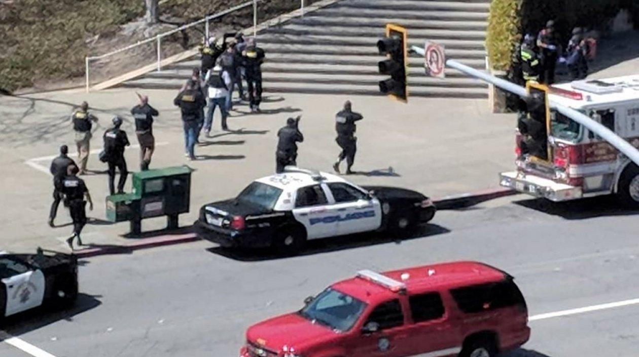 La Policía de San Bruno, una ciudad situada unos 20 kilómetros al sur de San Francisco (EE.UU.)