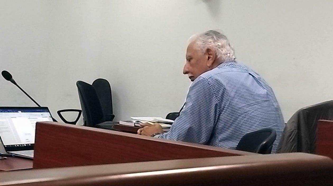 Ramón Navarro, en una de las audiencias.