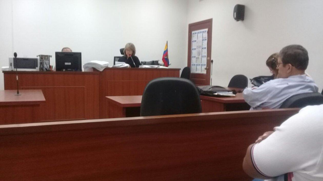 Dayana Jassir no asistió a la audiencia. 