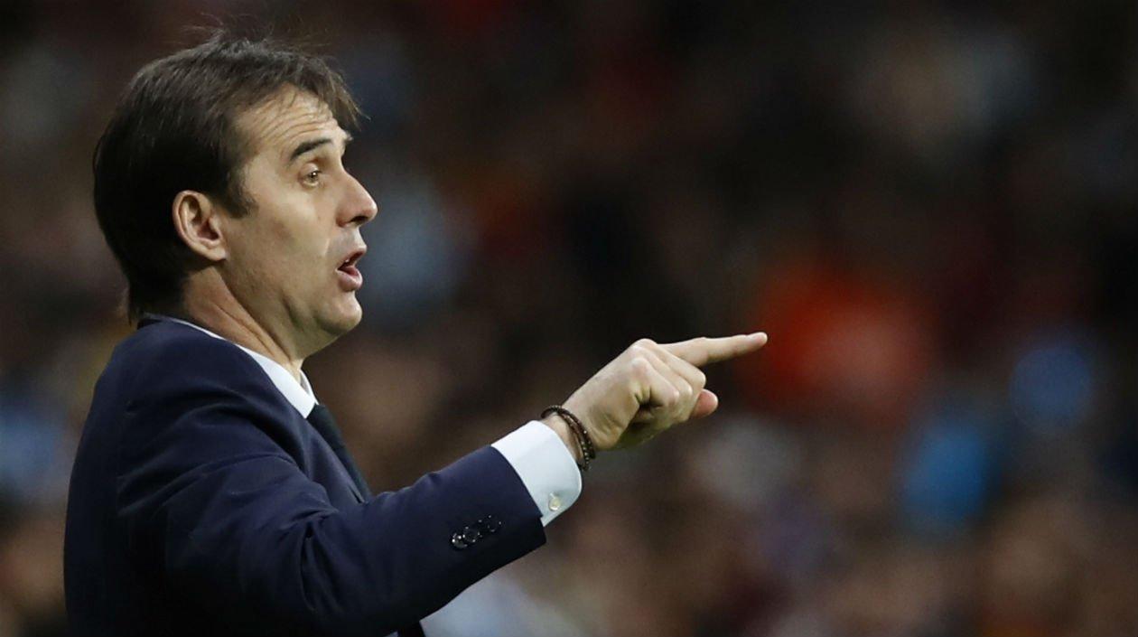 Julen Lopetegui, técnico de España. 