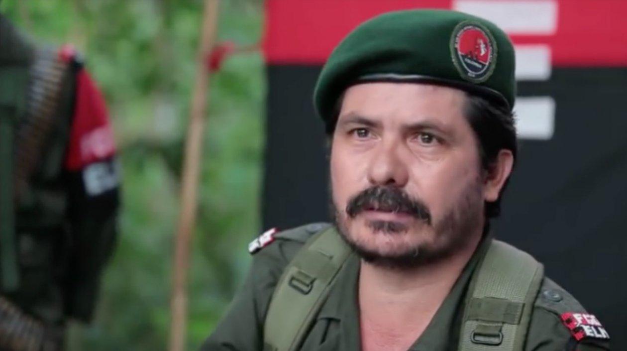 Comandante del frente Domingo Laín Sanz del ELN, alias "Pablito".